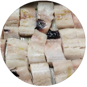 Bandeja de merluza